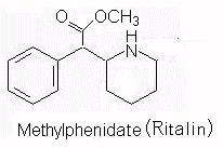 Ritalin chemical structure